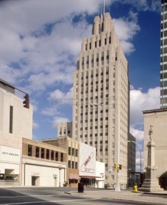 View of the west face of the Reynolds Building